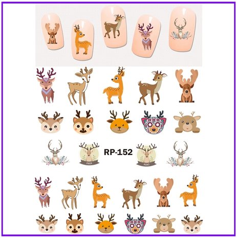 Nail Sticker Set Animals (150 stickers)