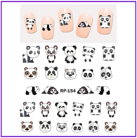 Nail Sticker Set Animals (150 stickers)