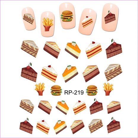 Nail Sticker Set Sweets (150 stickers)