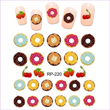 Nail Sticker Set Sweets (150 stickers)