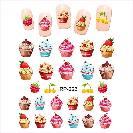 Nail Sticker Set Sweets (150 stickers)