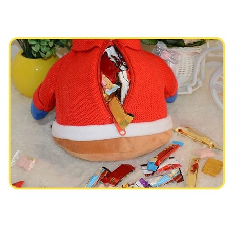 Santa Claus doll with zipper 50cm