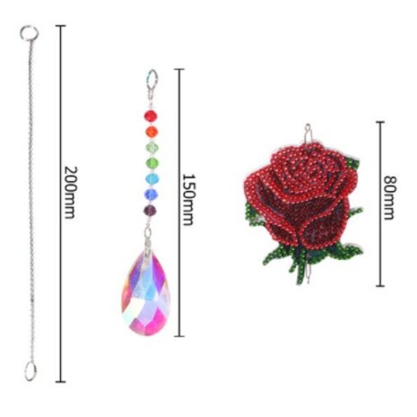 Diamond Painting Pendant Rose