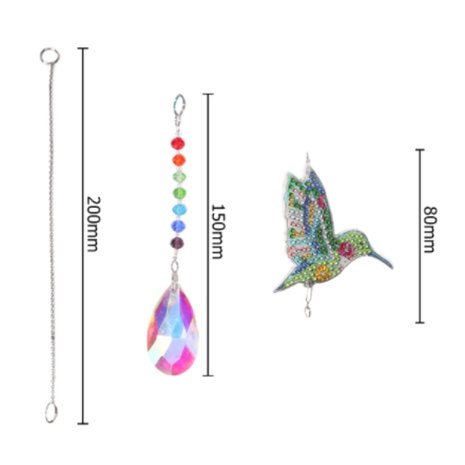 Diamond Painting Pendant Hummingbird