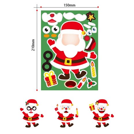 Sticker Fun Sticker Set Christmas (8 pieces)