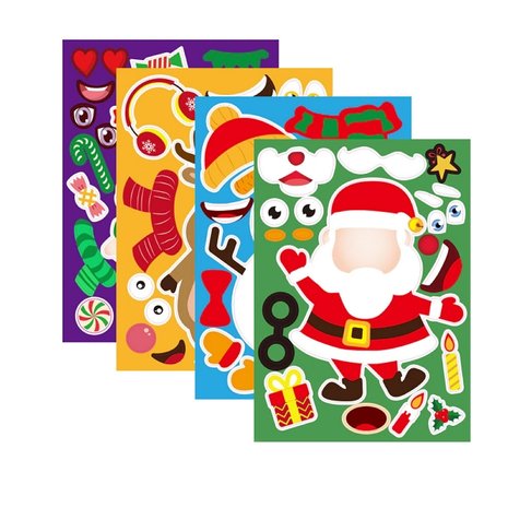 Sticker Fun Sticker Set Christmas (8 pieces)