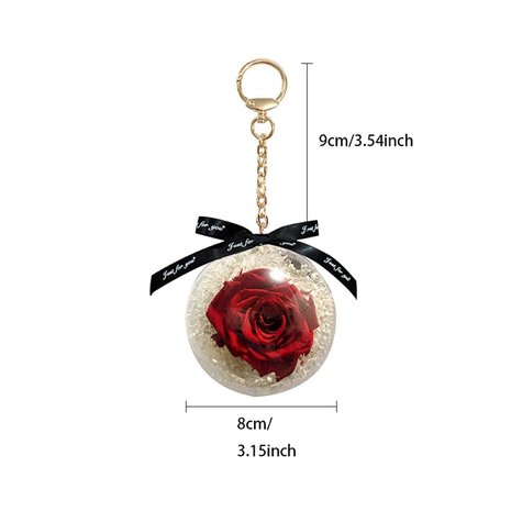 Pendant Sphere with rose model A (9cm) - Valentine's Day - Mother's Day TIP