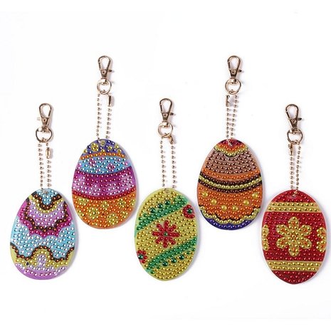 Diamond Painting Keychain Set Easter (5 pieces)