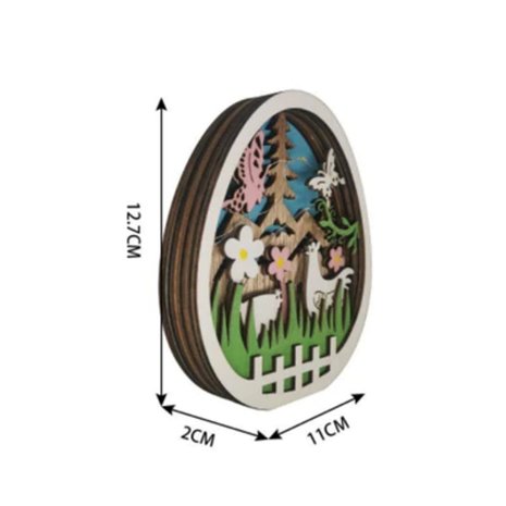 Table decoration Easter with lighting Egg (12cm)
