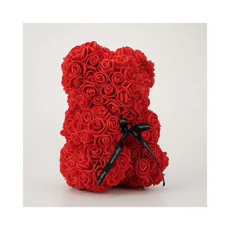 Seaweed bear with bow Red 25cm (Valentine's Day / Mother's Day TIP)