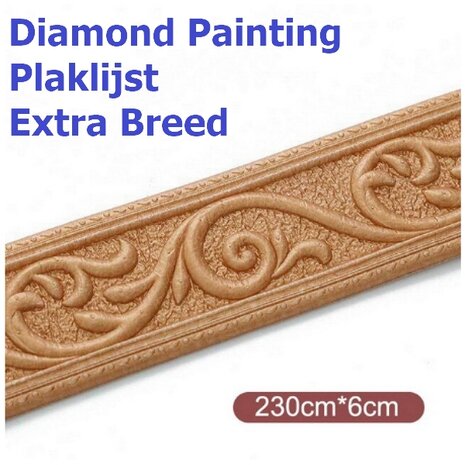 Diamond Painting Glue list on a roll wide copper (230x5cm)
