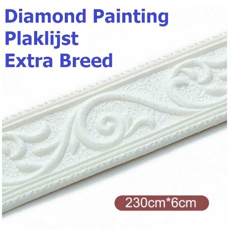 Diamond Painting Glue list on a roll extra wide white (230x5cm)