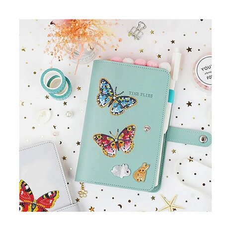 Diamond Painting Sticker Set Butterflies (26 pieces)