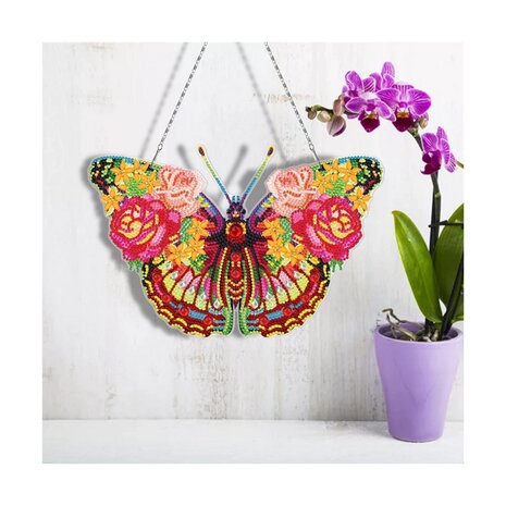 Diamond Painting Hanging Ornament Butterfly (30cm)