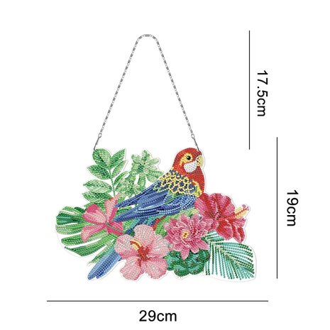 Diamond Painting Hanging Ornament Bird (30cm)