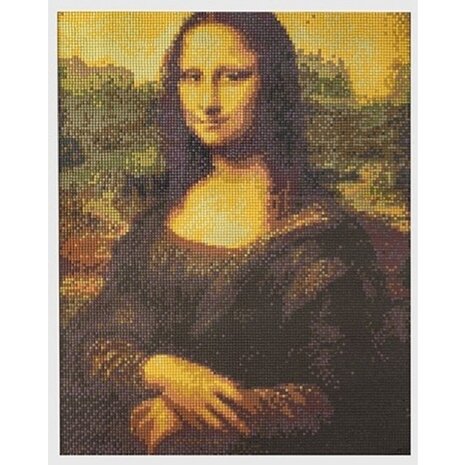 Grafix Diamond painting - Mona Lisa 40x50cm - Round
