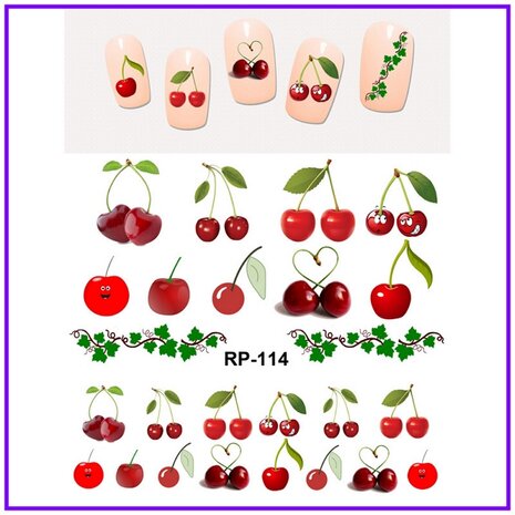 Nail Sticker Set Fruit 02 (150 stickers)