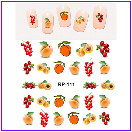 Nail Sticker Set Fruit 02 (150 stickers)