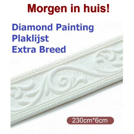 Diamond Painting Glue list on a roll extra wide white (230x5cm)