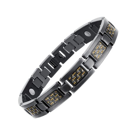 Magnetic Titanium (men's) bracelet Noah Yellow