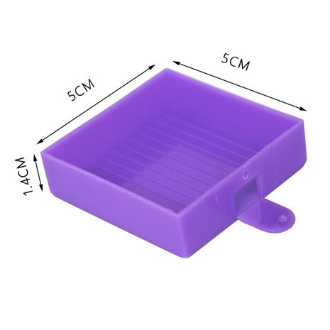 Diamond Painting Shaker trays assortment trays with tools (Purple)