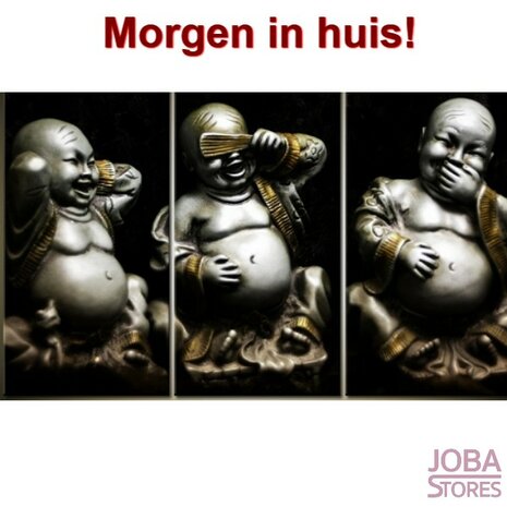 Diamond Painting Horen-Zien-Zwijgen Buddha 60x40cm