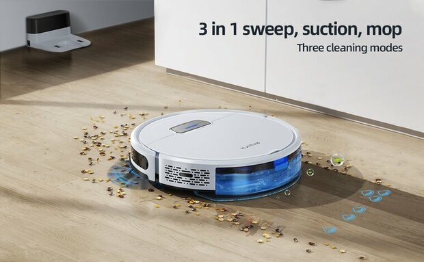 Laresar - Honiture G20 Robot Vacuum Cleaner 2000PA WiFi App Control