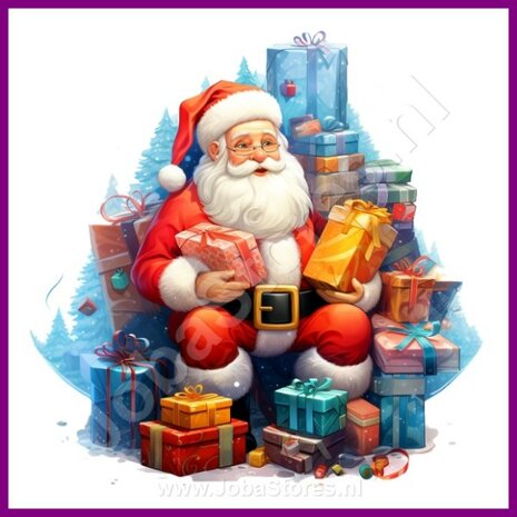 Crystal Diamond Painting Santa Claus with gift bag (size of your choice) -  Shop now - JobaStores