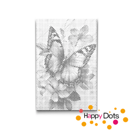 HappyDots DOT Painting Bloemen met Vlinders 13