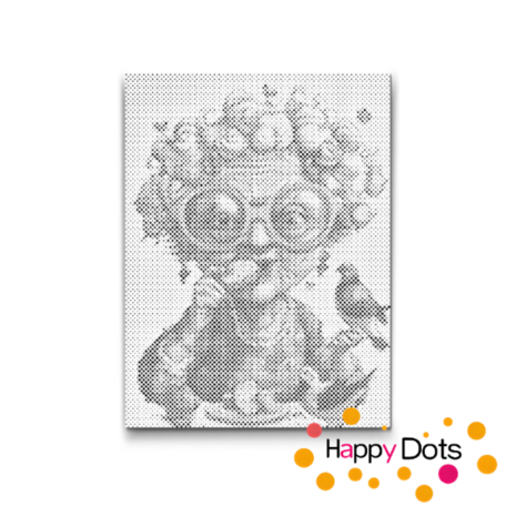 HappyDots DOT Painting Gekke oma's 09 - 30x40cm