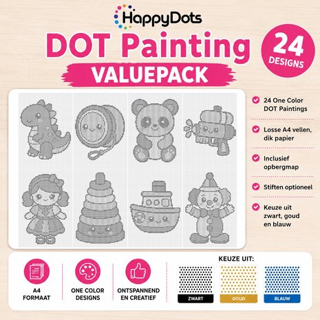 HappyDots DOT Painting Valuepack Toys (24 pieces)
