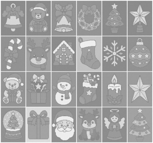HappyDots DOT Painting Value Pack Christmas (24 pieces)