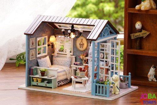 Miniatuur zelfbouw huisje "Forest Times"