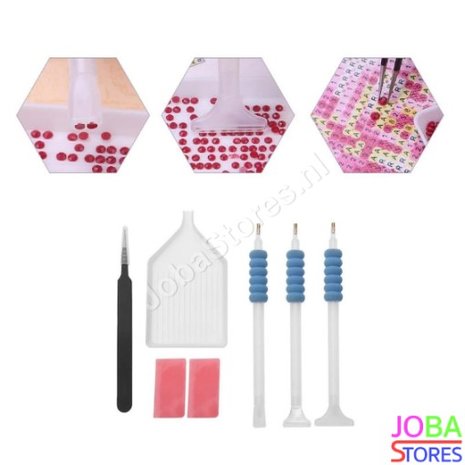 Diamond Painting Toolkit Deluxe with tweezers