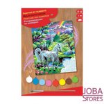 Schilderen op nummer "Sequin Art" Junior Eenhoorn