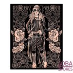 Kras Tekening Senior "Sequin Art" Tijdreiziger Rose Gold