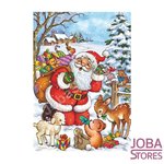 Diamond Painting Schattige Kerstman 30x40cmDiamond Painting Schattige Kerstman 30x40cm