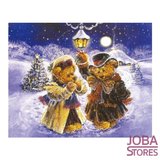 Diamond Painting Teddyberen Kerst 30x40cm_