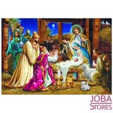 Diamond Painting Kerst Stal 45x60cm_