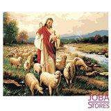 Schilderen op nummer Herder 40x50cm_