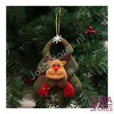 Kersthangers Kerstboom set van 4 stuks_