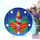 Diamond Painting Lamp Kerst 06 Kaars