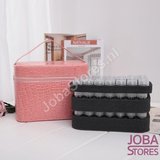 Diamond Painting Beautycase Bewaarkoffer 84 slots Roze sorteer sorteerdoos