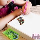 Diamond Painting Sleutelhanger Alfabet Letter V