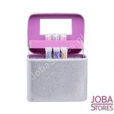 Diamond Painting Beautycase Bewaarkoffer 126 slots Zwart