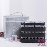 Diamond Painting Beautycase Bewaarkoffer 126 slots Zwart