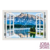 Diamond Painting Raamzicht Berg 30x45cm