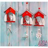 Houten Kerst Slinger Rendier