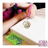 Diamond Painting Sleutelhanger Set Engelen (5 stuks)