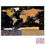 Kras Tekening Wereldkaart 02 30x40cm